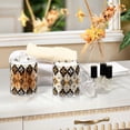 thumbnail image 4 of Yayeee 4 Pack Qtip Holder Bathroom Cotton Swab Canister with Lid Clear Dispenser Set, White and Black, 4 of 6