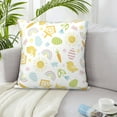 thumbnail image 6 of ZICANCN Rainbow Flower Sun Throw Pillow Covers, Bed Couch Sofa Knit Decorative Pillow Covers for Living Room Farmhouse, 18"x18", 6 of 8