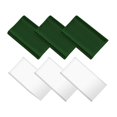 thumbnail image 2 of TidBay 3Pcs Rectangle Tablecloth And Satin Table Runner 108 Inch Folding Plastic Tablecloths Stain Resistant Table Cover for Parties Weddings Restaurants, 2 of 8