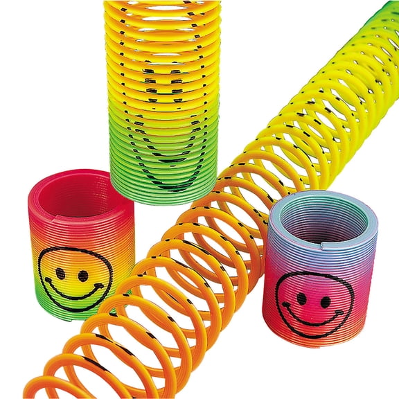 Mini Smile Face Magic Springs - Party Favors - 12 Pieces
