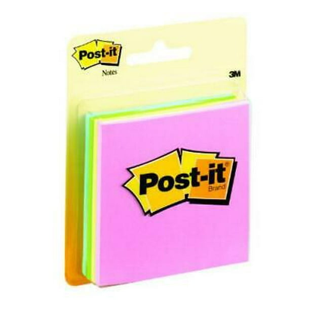 27/8" x 27/8" PostIt Note Pads Assorted Colors