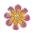 thumbnail image 1 of 1pc Home Decor Wall Hanging Hanging Flower Fake Flower Metal Succulent Wall Ornament Simulation Flower For Office, 1 of 2
