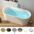 thumbnail image 6 of FerdY Shangri-La 67"x32" Freestanding Acrylic Soaking Oval Bathtub. Ferdy-02522-1700-BN, 6 of 8