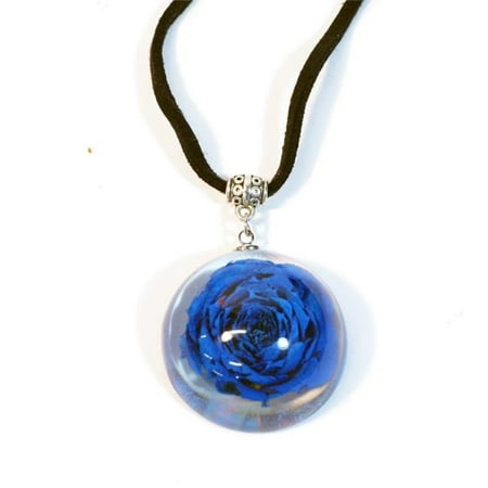 - ED Speldy East FPR301 Real Rose Necklace, Blue