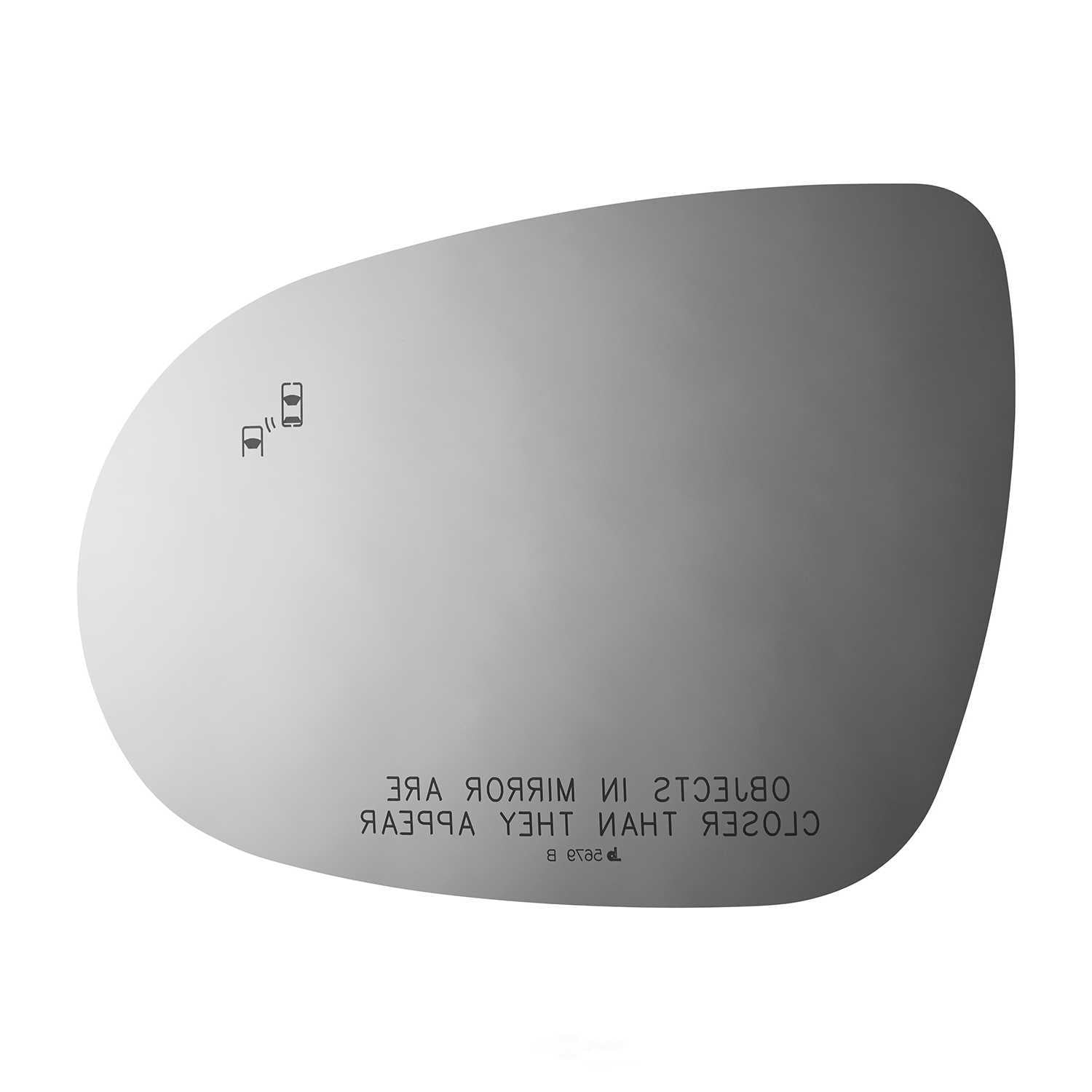 Burco Side View Mirror Replacement Glass - Clear Glass - 5679B