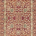 thumbnail image 5 of SAFAVIEH Valencia Weston Floral Bordered Polyester Runner Rug, Red, 2'3" x 12', 5 of 6