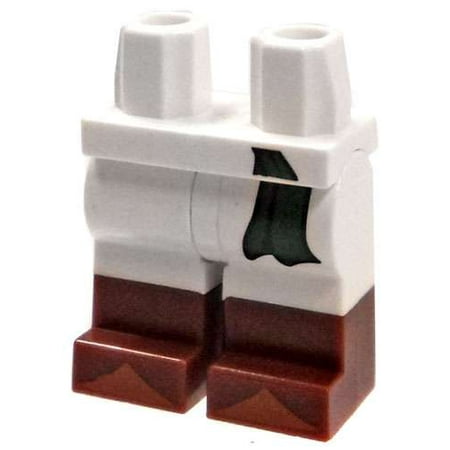 LEGO White Pants with Green Tassle & Brown Boots Loose Legs [Dual (Best Levis For Boots)