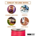 thumbnail image 3 of Iron Forge Cable 18 Gauge Primary Automotive Wire - 6 Roll Assortment Pack - 100 Ft of Copper Clad Aluminum Wire per Roll - for Home or Automotive, 3 of 6