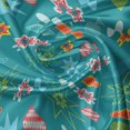 thumbnail image 7 of Ambesonne Christmas Valance & Curtain, Ornate Colorful Elements, 55"x30", Teal Multicolor, 7 of 7
