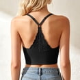 thumbnail image 3 of Women's Lace Racerback Wireless Bra V-Neck Seamless Support Bralette with Adjustable Straps Comfortable Everyday Bra, 3 of 3