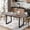 Brown, variant on YWEN Extendable Dining Table for 4-8 Person, Extendable from 55" to 71", Modern Rectangle Dining Table with MDF Tabletop and Metal Frame, Expanding Kitchen Table for Home, Office