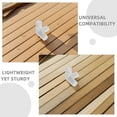 thumbnail image 3 of CIMAXIC 36Pcs White Plastic Frame Connectors for Canopy with Rightangle Design for Outdoor Tent Replacement, 3 of 8