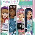 thumbnail image 6 of Make It Real: Fashion Design Sketchbook - Includes 180 Stickers & Stencils, Draw Sketch & Create, Fashion Coloring Book, Tweens & Girls Ages 6+, 6 of 7