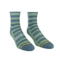 thumbnail image 3 of Pencil Stripe Plant Dye Quarter Crew Socks, 3 of 6