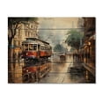 thumbnail image 3 of Designart "Vibrant Night in New Orleans Cityscape II" New Orleans Print on Natural Pine Wood, 3 of 5
