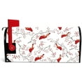 thumbnail image 2 of GZHJMY Magnetic Mailbox Covers Winter Cardinal Berry Red Mailbox Stickers MailWraps Post Cover 20.7x18.03 inch Home Decor, 2 of 5