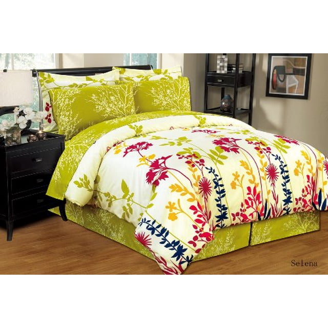 Home Sweet Home Dreams Ensemble de Lit Réversible 8 Pcs, Grand