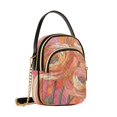 thumbnail image 7 of FORMRS Crossbody Bag for Women Quilted Travel Shoulder Cell Phone Purse with Chain Strap Handbag, Abstract Pink Flowers, 7 of 7