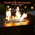 thumbnail image 4 of Bali Outdoors 28" Gas Fire Pit Table with Blue Glass Stones, 4 of 10