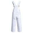 thumbnail image 5 of Tisuna Kids Boys And Girls Overalls Pants Solid Color Sleeveless Suspender Trousers With Pocket Casual Breathable Child Straight Leg Pants White Size 9-10 Years, 5 of 6
