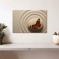 thumbnail image 2 of Elephant Stock Zen Orange Butterfly Wall Art - Horizontal Canvas Wall Art - Dining Room Wall Decor - Photography Animal Canvas - Beige And Orange Decor - 12" x 8", 2 of 8