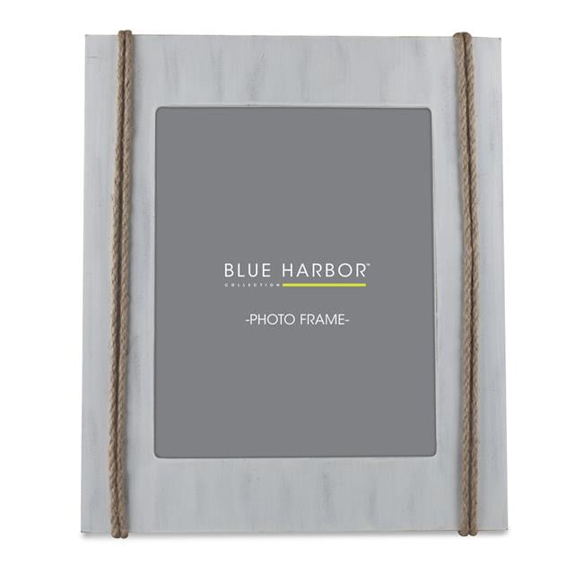 Blue Harbor 33315 8 x 10 in. Wood Frame White Wash