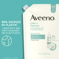 thumbnail image 2 of Aveeno Calm + Restore Nourishing Oat Face Wash, Facial Cleanser Refill, 16 oz, 2 of 8