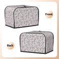 thumbnail image 3 of Vsdgher Orchids Flowers 2 Slice Toaster Cover, Appliance Covers Toaster Cover Fits for Most Standard 2 slice Toasters, 3 of 7