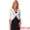 White, variant on DARING DIVA Women's Floral Lace Shrugs Evening 3/4 Sleeves Formal Bolero Cardigan M White