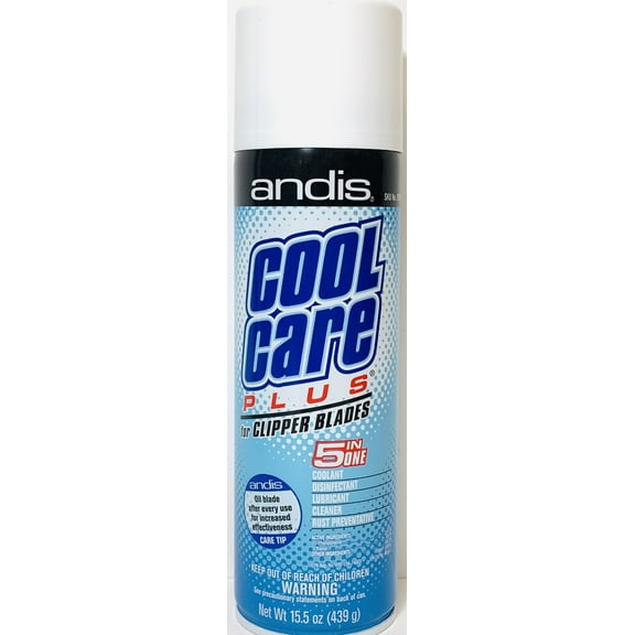 Andis Cool Care Plus 15.5 Oz Spray For Clipper/Trimmer 5 in 1 Lubricant Cleaner