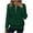 Green, variant on qucoqpe Women's Long Sleeve V Neck Quarter Zip Pullover Sweater Tops with Pockets 2025 Fall Winter Outfits