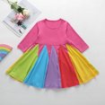 thumbnail image 3 of Mistaha Robe Arc-en-Ciel pour Filles Robe de Princesse OP Rose, 3 of 8