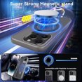 thumbnail image 4 of Xpression Phone Case For Apple iPhone 17 AIR Translucent Matte Finish, MagSafe Compatible, Built-in Ring Stand, Shockproof Protective Back Cover, Gray, 4 of 8