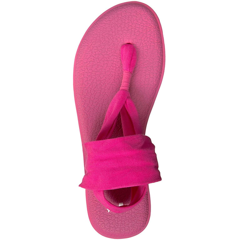 Sanuk Floral Print Yoga Sling 2 Sandals. Women’s size 9.