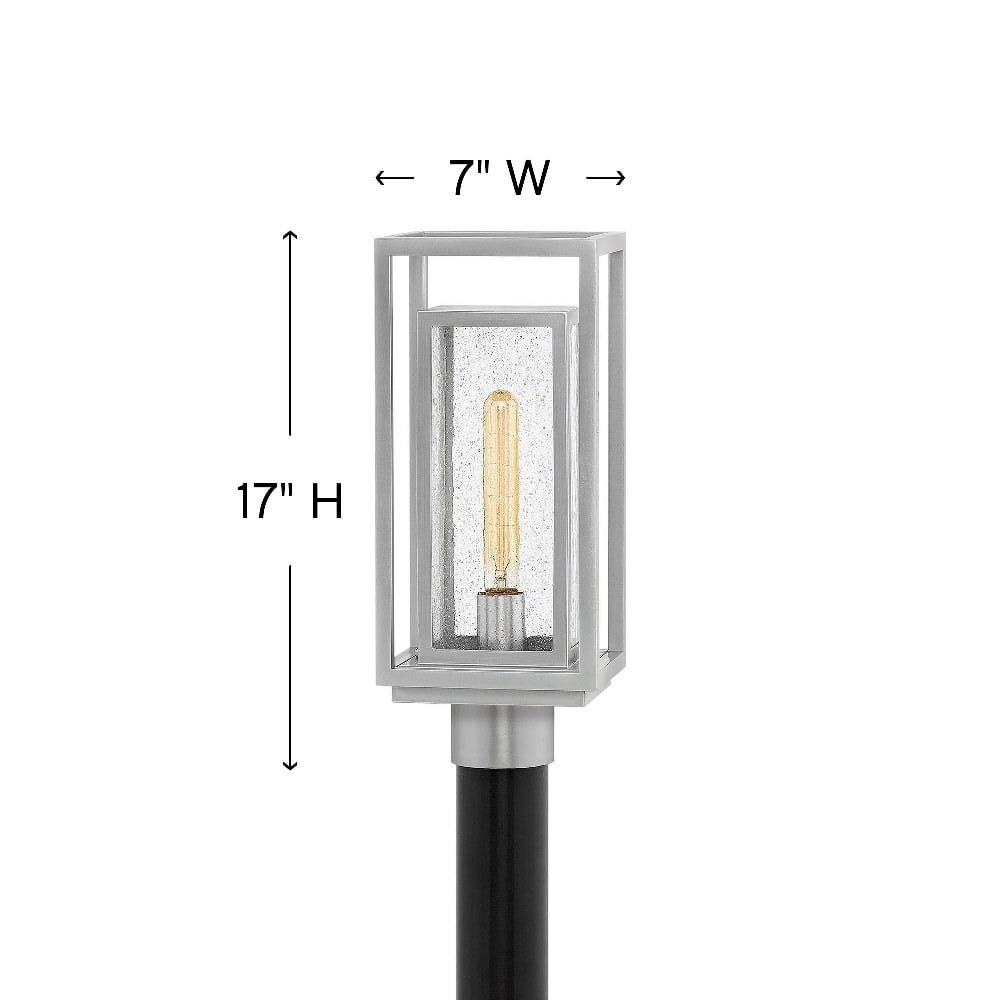 Hinkley Lighting - Republic - 1 Light Medium Outdoor Post or Pier Mount Lantern