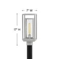 thumbnail image 5 of Hinkley Lighting - Republic - 1 Light Medium Outdoor Post or Pier Mount Lantern, 5 of 6