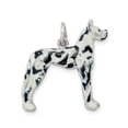 thumbnail image 4 of FB Jewels Sterling Silver Enameled Great Dane Charm, 4 of 5
