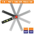 thumbnail image 4 of Coofit Digital Angle Ruler Electrical 4-in-1 Angle Finder Ruler Digital Protractor, 4 of 10