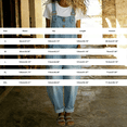 thumbnail image 3 of JFGHDG Women's Suspender Strap Loose Denim Bib Overalls Y2k Baggy Distressed Jeans Wide Leg Jumpsuit Pants Black L, 3 of 4