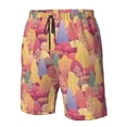 thumbnail image 6 of Uemuo Colorful Autumn Forest Trees Pattern Men's Swim Trunks Hawaiian Beach Bathing Suit Swimsuits Beach Quick-Dry Shorts with Pockets-3X-Large, 6 of 9