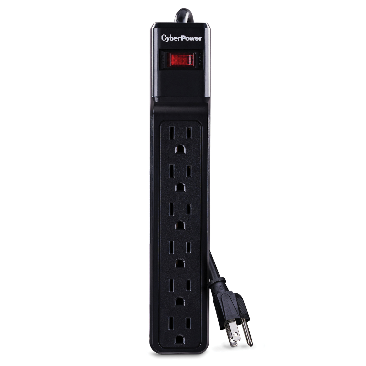 CyberPower 6-Outlet Essential Surge Protector (4ft), CSB604PT