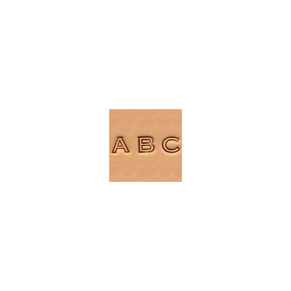 Tandy Leather Craftool� Alphabet Stamp Set 1/4" (6 mm) Open Face 4909-00 Ages 8 