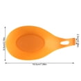 thumbnail image 4 of Silicone Spoon Rest Nonstick Soup Ladle Spatula Holder Ladle Rest; Spatula Holder; Heat Resistant Kitchen Cooking Utensil, Orange, 4 of 9