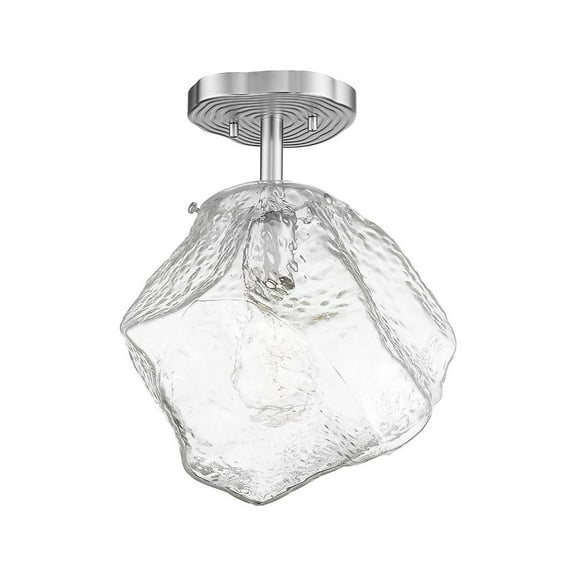 Access Lighting LED Semi-Flush in Mirrored Stainless Steel Color