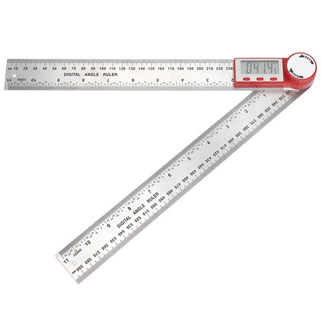 Stainless Steel Electronic Digital Ruler 360 Degree Measuring Tool for ...