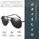 thumbnail image 3 of Gafas de sol polarizadas de tendencia de moda que conducen gafas de sol anti-ultravioleta, hechas de metal, 3 of 5