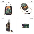 thumbnail image 3 of FORMRS Crossbody Bag for Women Quilted Travel Shoulder Cell Phone Purse with Chain Strap Handbag, Abstract Animals, 3 of 7