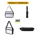 thumbnail image 4 of 14 Inch Tool Bag-Transparent & Anti-static Cleanroom Engineer Bag for Work and Travel, Transparent Cleanroom Tool Bag Small Type, 4 of 5