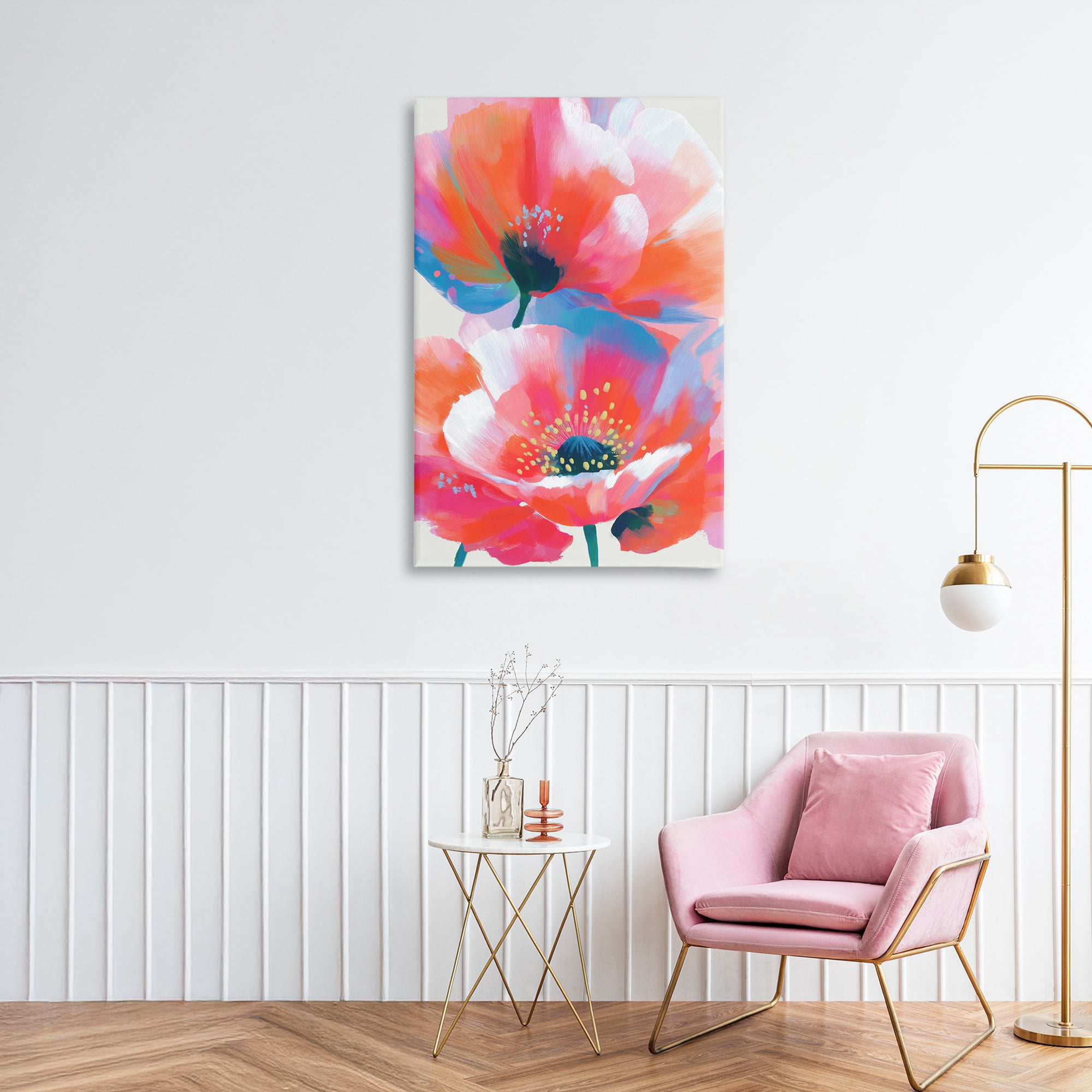 Stupell Industries Poppies in Soft Light Canvas Wall Art, design by Chromatic Storm Studio