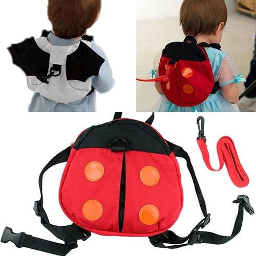 Girl12Queen Ladybug Baby Kid Toddler Keeper Walking Safety Harness Backpack Leash Strap Bag by